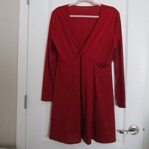 short surplus wrap top t-shirt dress